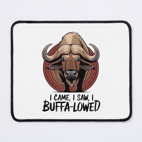 Item preview, Buffaloed and Bold – Tribal Cape Buffalo Head Art designed and sold by WildlifeInc.