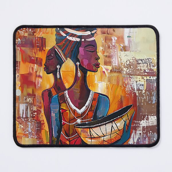 Item preview, Abstract African Woman 02 designed and sold by Made-by-Gus.
