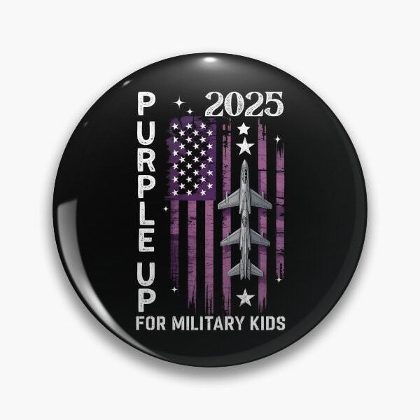 Item preview, Purple Up For Military Kids, Awareness Ribbon 2025 designed and sold by ArtByKatti.