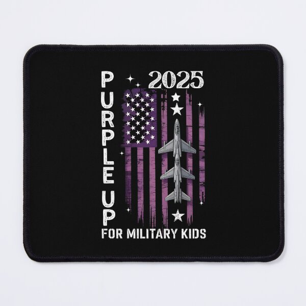 Item preview, Purple Up For Military Kids, Awareness Ribbon 2025 designed and sold by ArtByKatti.