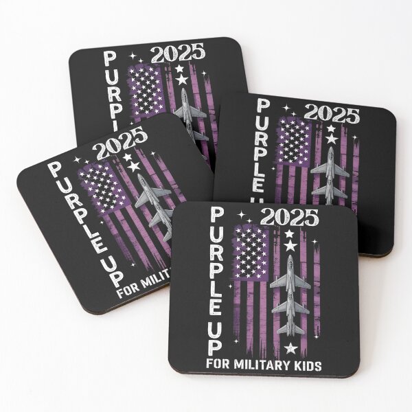 Item preview, Purple Up For Military Kids, Awareness Ribbon 2025 designed and sold by ArtByKatti.