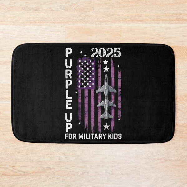 Item preview, Purple Up For Military Kids, Awareness Ribbon 2025 designed and sold by ArtByKatti.