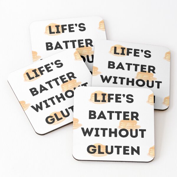 Item preview, Life's Batter Without Gluten – Fun and Whimsical Gluten-Free Design designed and sold by My Gluten Free Life UK.