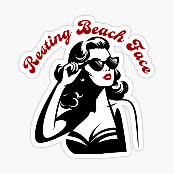 Item preview, Resting Beach Face designed and sold by Texterns.