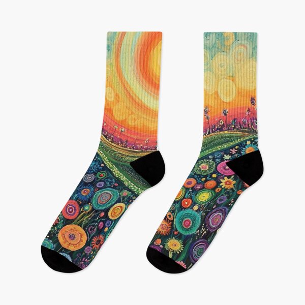 Item preview, Groovy Psychedelic Trippy Algeapunk Sunny Day Illustration Art  designed and sold by GrinGalore.