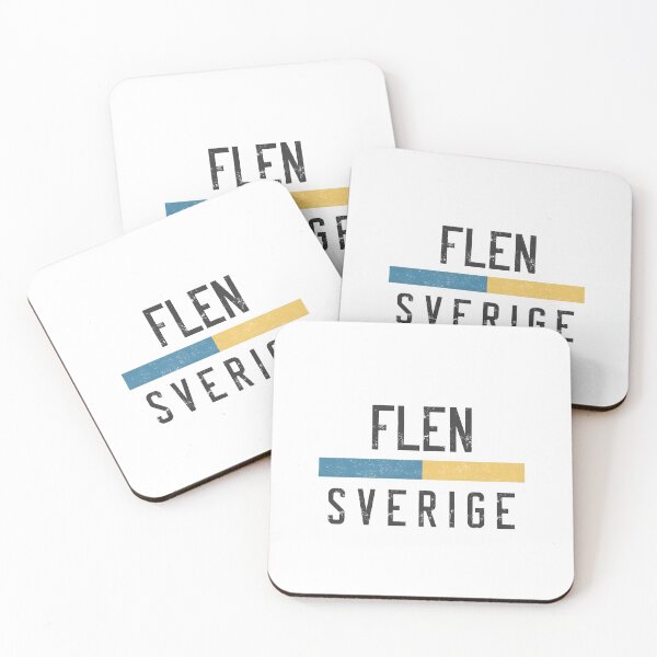 Item preview, Flen Sverige Retro Vintage Swedish Flag  designed and sold by jeshands.