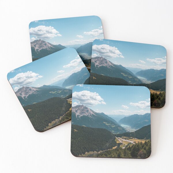 Item preview, breathtaking panoramic view of Poschiavo valley and lake from Alp Grum in Swiss Alps. designed and sold by svanaerschot.