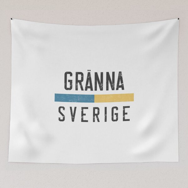Item preview, Gränna Sverige Retro Vintage Swedish Flag  designed and sold by jeshands.
