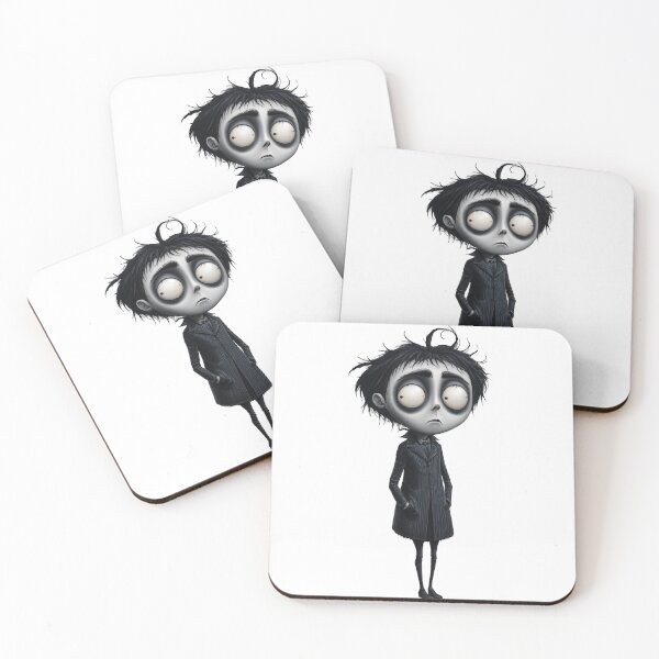 Item preview, Whimsical Goth Tim Burton Style Gotic Girl, Perfect for Halloween, Unique Gothic Decor designed and sold by FPortraits.