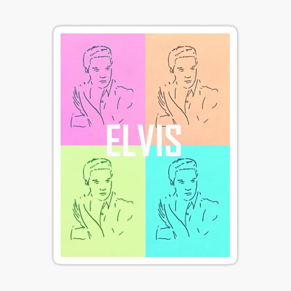 Vista previa del artículo con la obra «Elvis Multi», diseñado y vendido por SJHorsfall.