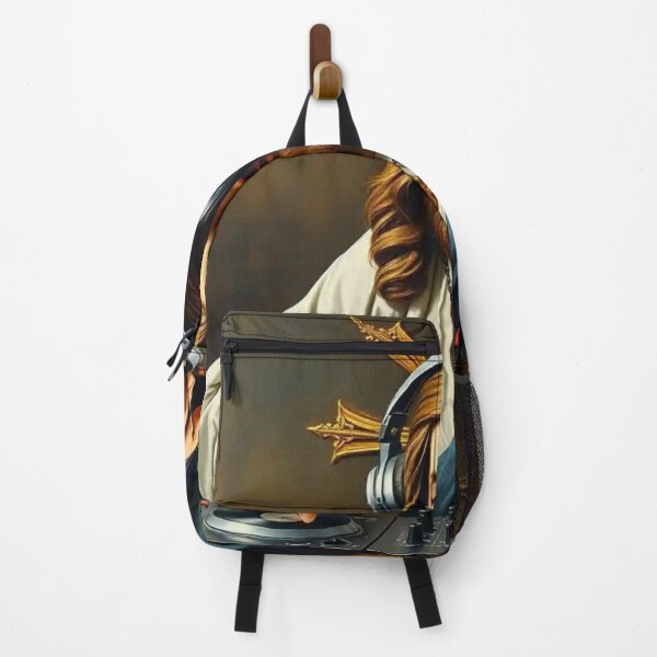 Item preview, Jesus DJing . Oil painting of Jesus as a DJ designed and sold by Obinne.