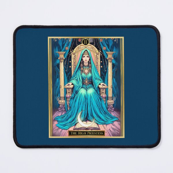 Item preview, Art Nouveau Tarot, the High Priestess designed and sold by Marymarice.