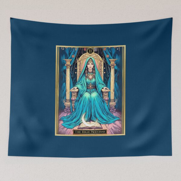 Item preview, Art Nouveau Tarot, the High Priestess designed and sold by Marymarice.