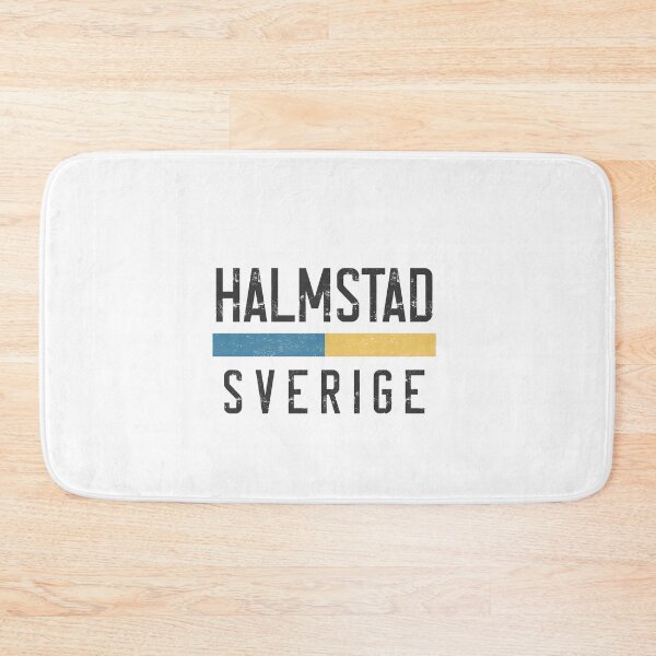 Item preview, Halmstad Sverige Retro Vintage Swedish Flag  designed and sold by jeshands.