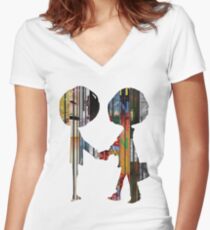 Radiohead Women's Fitted V-Neck T-Shirt