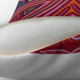 Alternate view of Mola de Panama Floor Pillow