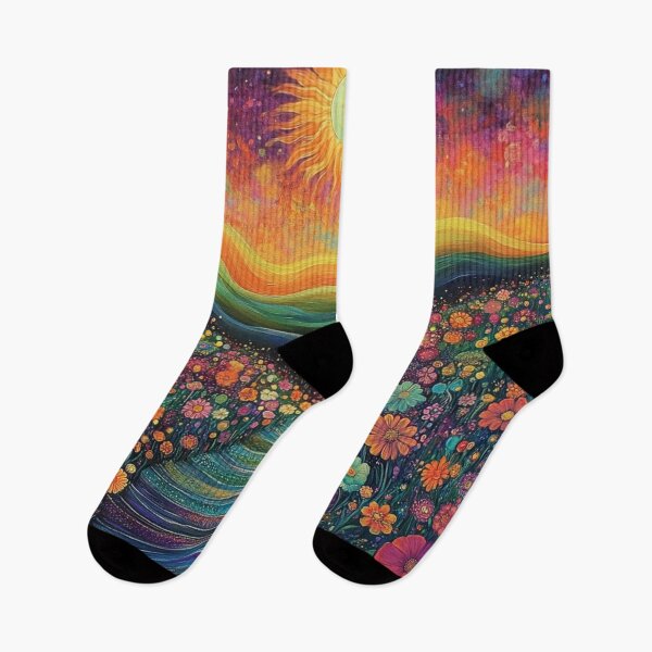 Item preview, Groovy Psychedelic Trippy Algeapunk Solar Illustration Art  designed and sold by GrinGalore.
