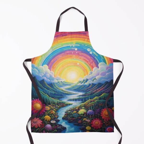Item preview, Psychedelic Trippy Hippy Algeapunk Sun Valley Illustration Art designed and sold by GrinGalore.