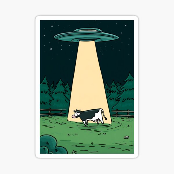 Item preview, UFO Abduction Art designed and sold by bapupa.