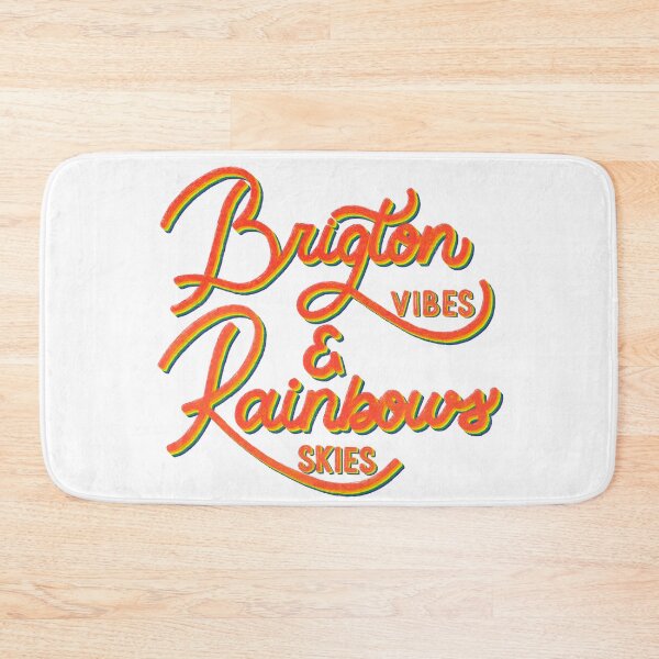 Item preview, Brighton Vibes and Rainbow Skies – Pride-Inspired Hand Lettered Design designed and sold by BeUniqueByRomy.