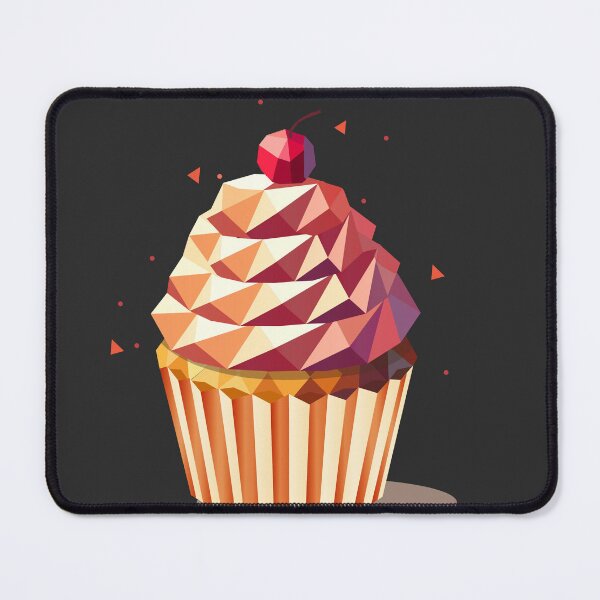 Item preview, Geometric Cupcake – Colorful polygon design full of enjoyment designed and sold by Kisho.