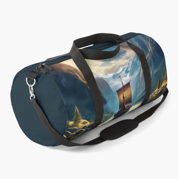 Item preview, Viking Longboat Sailing Up a Fjord designed and sold by Kathy Weaver.