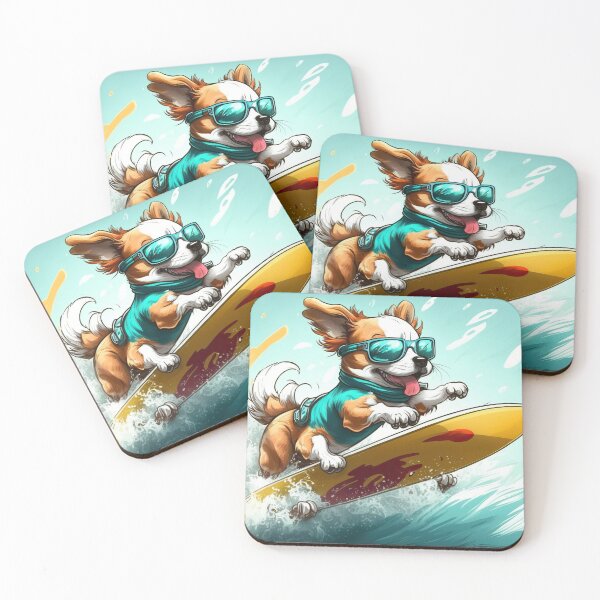 Item preview, dog is surfing designed and sold by GabbyKI261.