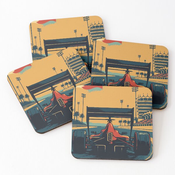 Item preview, Formula 1 Bahrain GP inspired poster designed and sold by FSAEdesign.