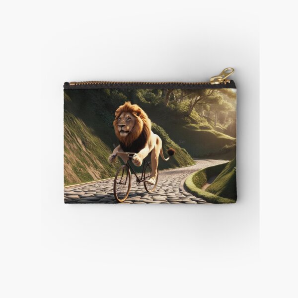 Item preview, Lion Lenny Cycling through the Forest. designed and sold by james3030.
