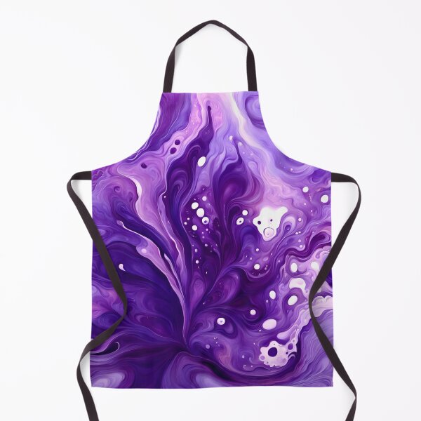 Item preview, Violet Whispers Abstract Liquid Art designed and sold by AussieMuma.