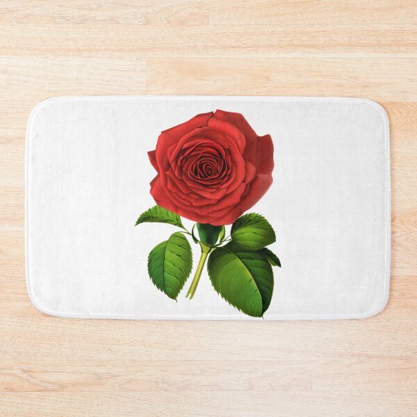 Item preview, Deep Red, Crimson Rose and Leaves designed and sold by Marymarice.