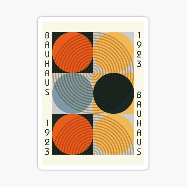 Vista previa del artículo con la obra «Estilo Bauhaus, patrón geométrico, fondo abstracto, estilo retro, ilustración», diseñado y vendido por OLEHBALU ART.