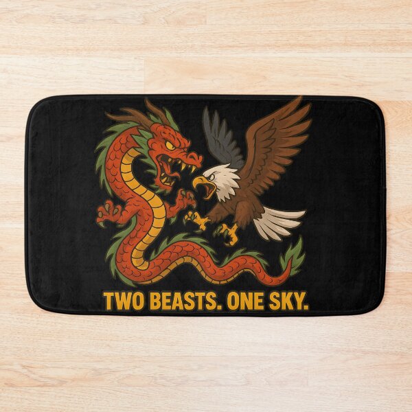 Item preview, Dragon vs Eagle – Symbolic Clash of Two Superpowers designed and sold by MysticArtisan.