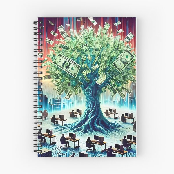 Item preview,    illustration of a money tree designed and sold by WOLNEYBR.