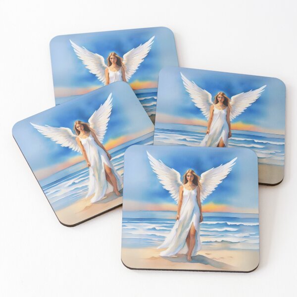 Item preview, Angel on the Beach at Twilight  designed and sold by Marymarice.