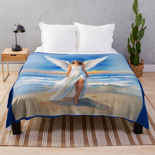 Item preview, Angel on the Beach at Twilight designed and sold by Marymarice.