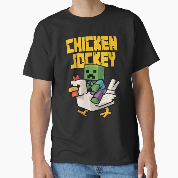 Item preview, Funny Chicken-Jockey Zombie Pixel Art Gamer For Boys Kids designed and sold by Artifyo.