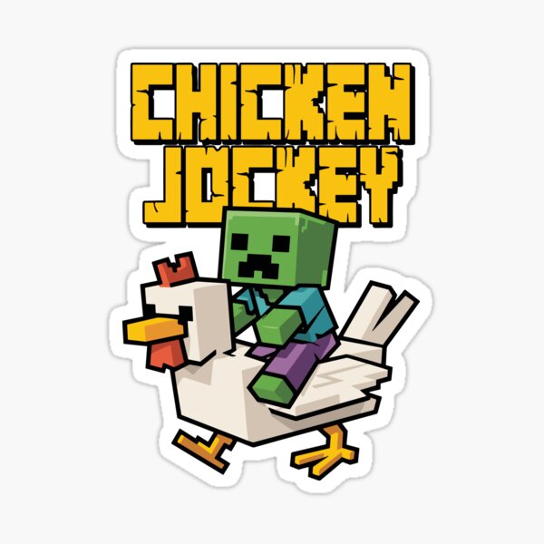 Artikel-Vorschau von Lustiger Chicken-Jockey-Zombie-Pixel-Art-Gamer für Jungen und Kinder, designt und verkauft von Artifyo.