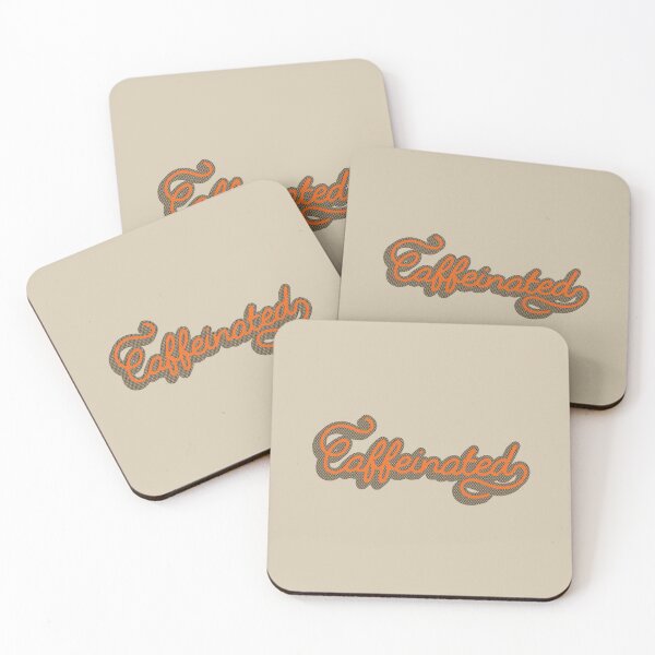 Item preview, Caffeinated Vintage Halftone Pattern Typography designed and sold by trepiu.