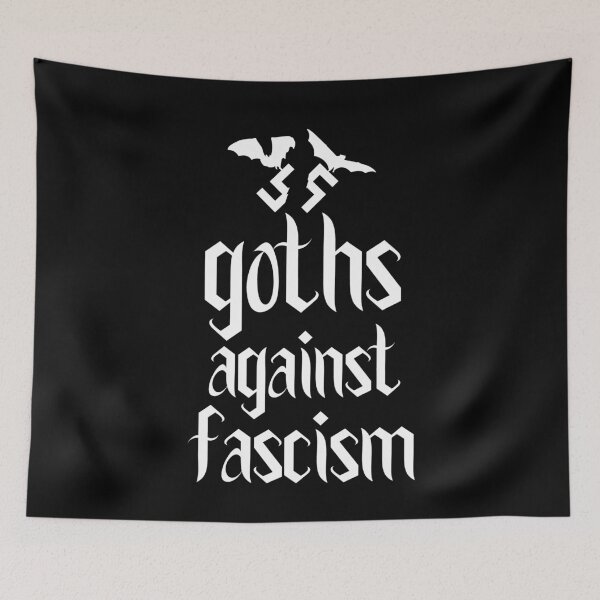 Item preview, G0ths Against F@scism designed and sold by CLTDarkScene.