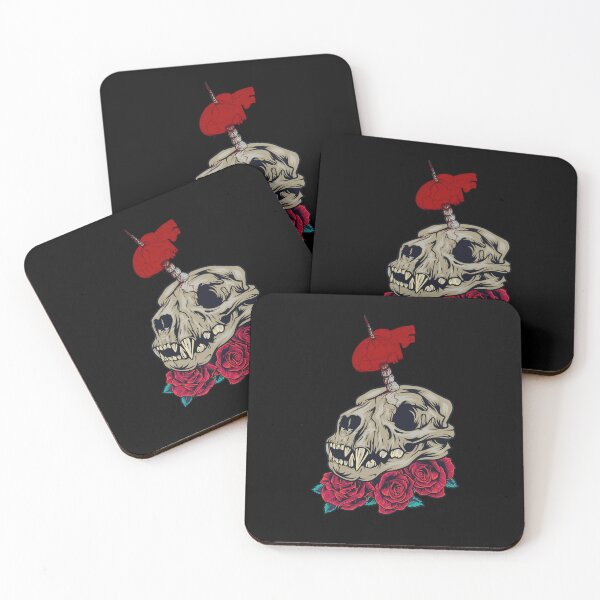 Item preview, Pierced Heart Floral Skull designed and sold by Zakrytos ★★★★★.