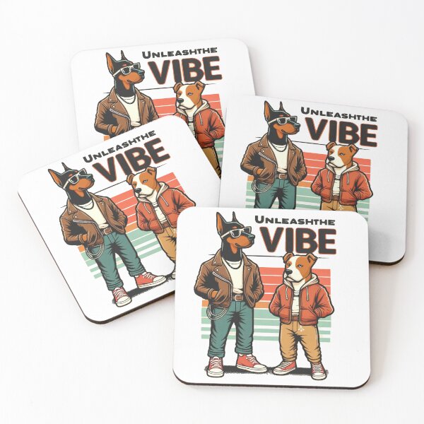Item preview, Unleash the Vibe — Doberman & Pitbull Retro Street Style designed and sold by MindsAtelier.