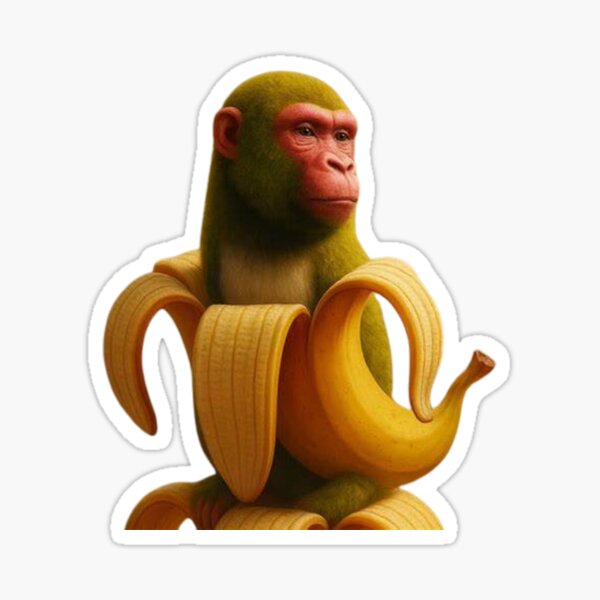 Item preview, Chimpanzini Bananini (Italian Brainrot) designed and sold by LookinFreshh.