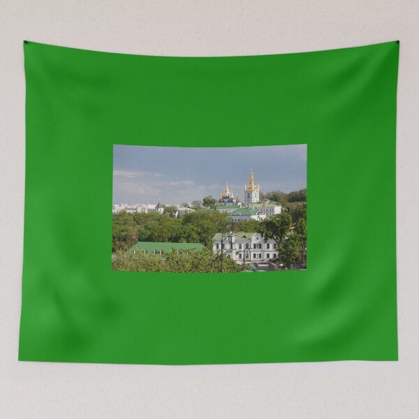 Item preview, yiv Pechersk Lavra Surrounded by Trees in Sun Light designed and sold by Maryna Gumenyuk.