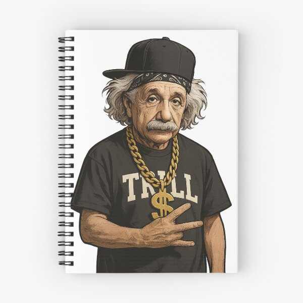 Item preview, Gangsta Einstein – Trill Science Icon Tee designed and sold by Candlewood Museum & Gift Shoppe.