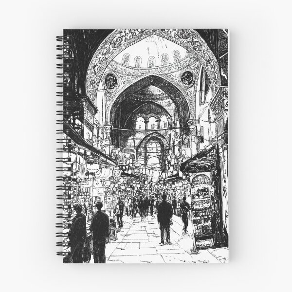 Item preview, Grand Bazaar Instambul Turkey in Ink designed and sold by hussardigital.