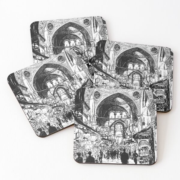 Item preview, Grand Bazaar Instambul Turkey in Ink designed and sold by hussardigital.
