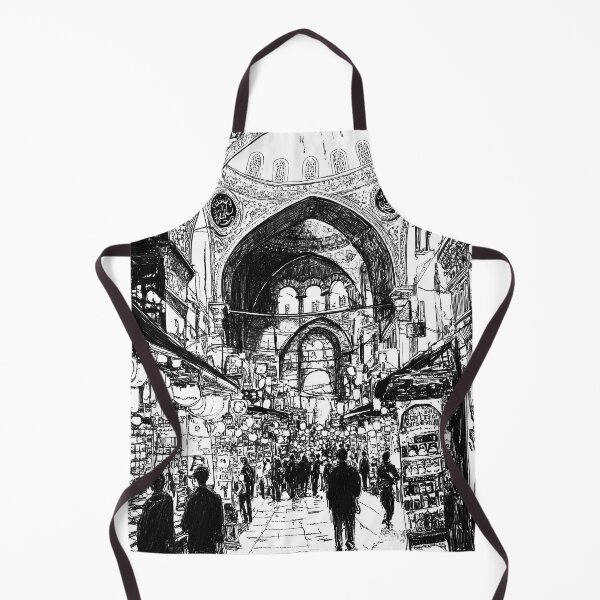Item preview, Grand Bazaar Instambul Turkey in Ink designed and sold by hussardigital.