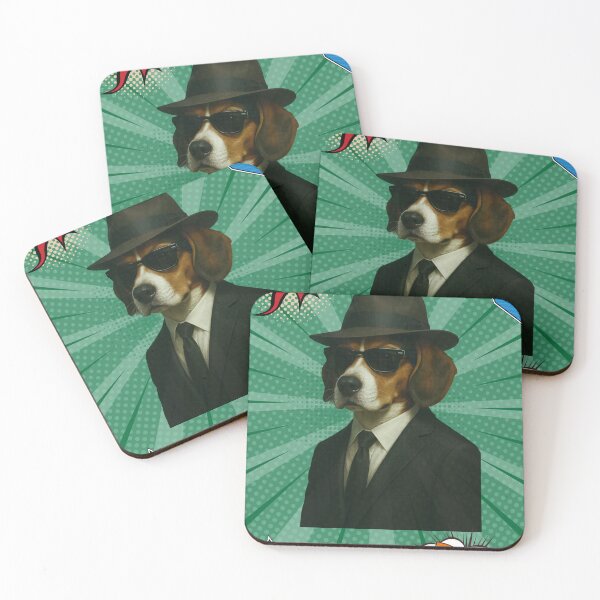 Item preview, Agent Beagle: Funny Secret Agent Dog Comic Art designed and sold by KantaponEarth.