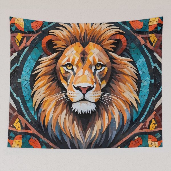 Item preview, Unique Lion Mosaics Gradient Diversity designed and sold by UDV11.